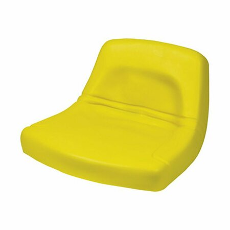 AFTERMARKET Low-Back Steel Pan Seat – Yellow SEQ90-0541